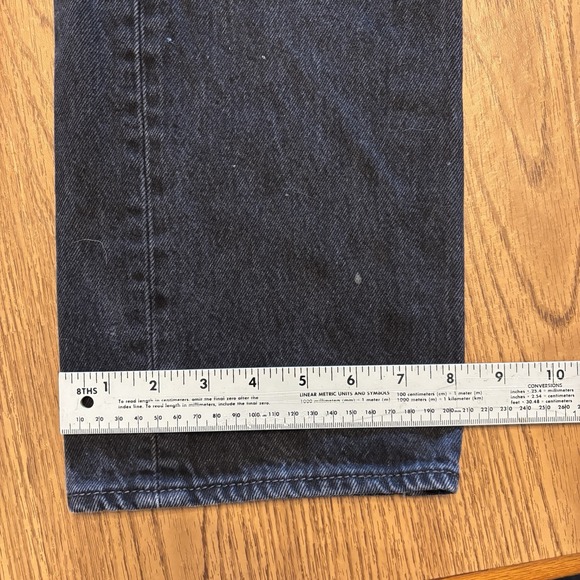 Levi's 501 Original‎ Fit Button Fly Jeans Men's 33x32 Dark Wash Made in Poland - Picture 12 of 16